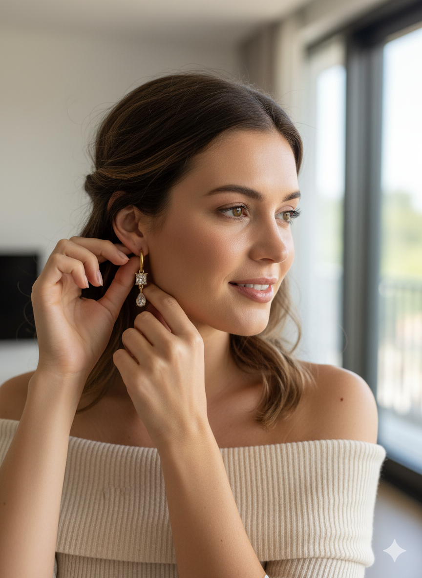 The Stellar Drop Earrings