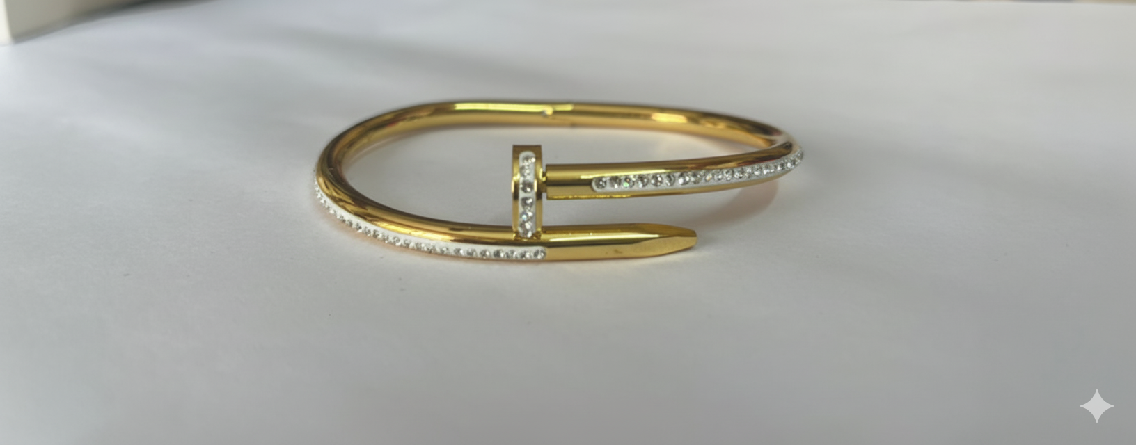 The Helix Gold Bangle