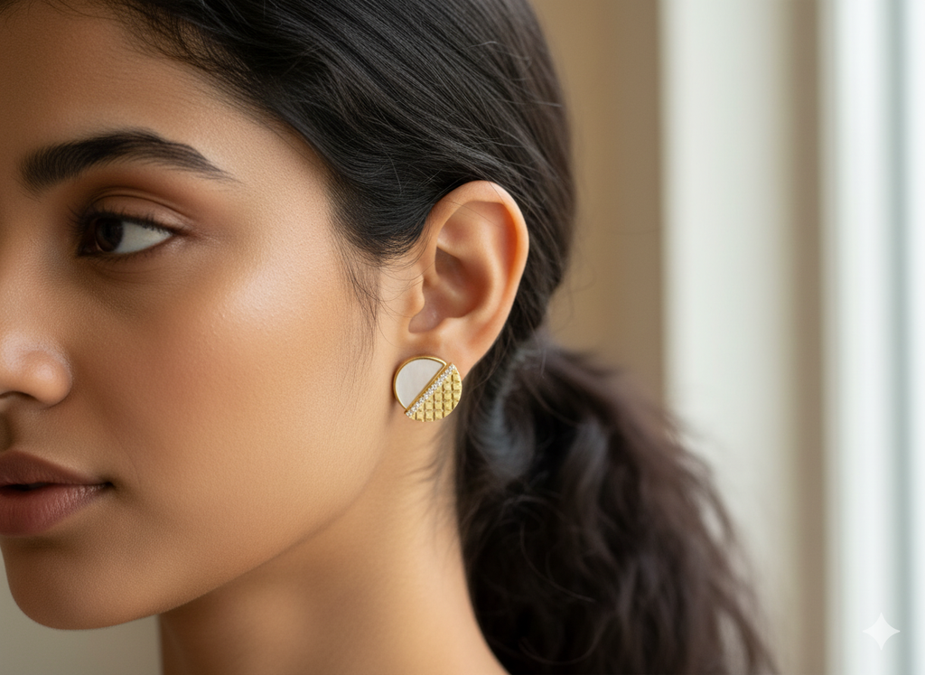 The Lunar Pavé Studs