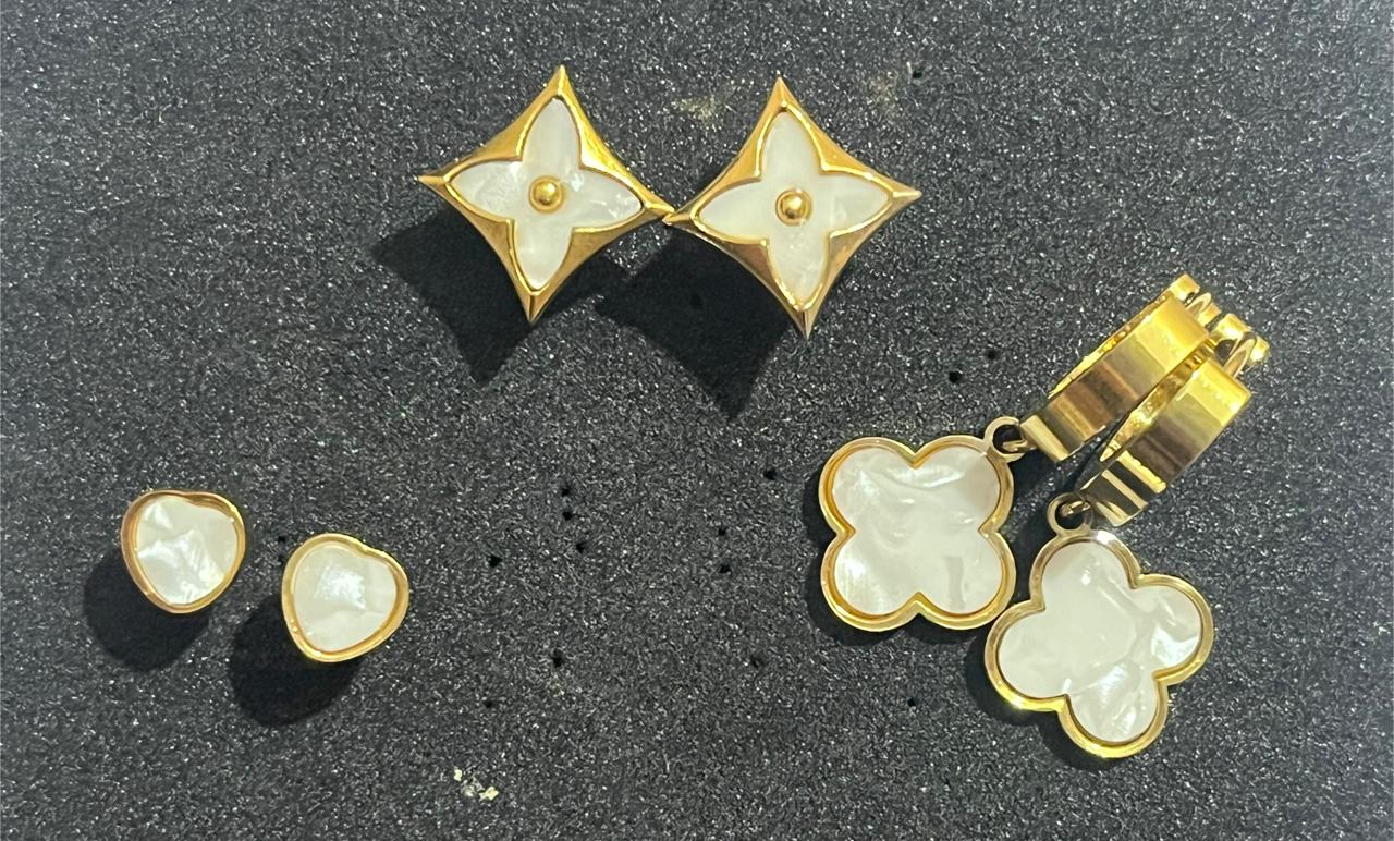 The Pearl Trio Earring Collection